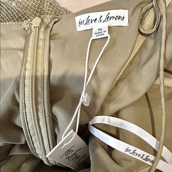 Free People For Love & Lemons Shirley Lace Bodysuit Maxi Dress - Picture 9 of 9